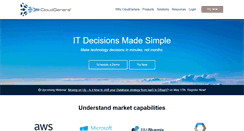 Desktop Screenshot of cloudgenera.com
